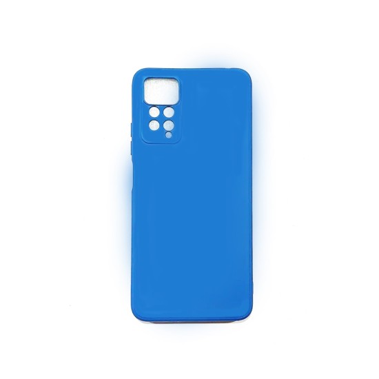 Silicone Cover with Camera Shield for Xiaomi Redmi Note 11 Pro Blue